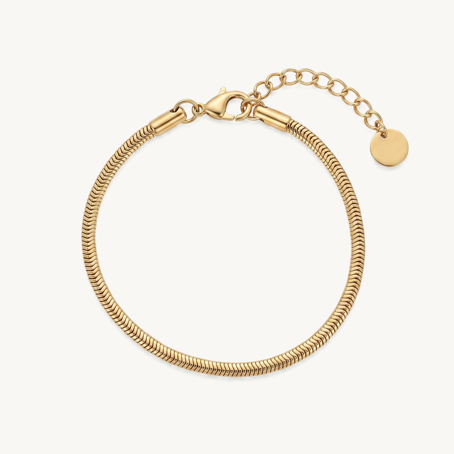 Small snake bracelet gold