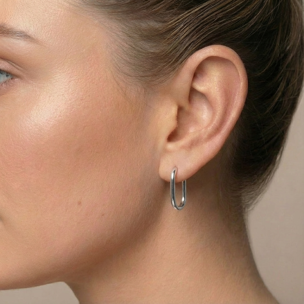 Oval hoops 18 mm
