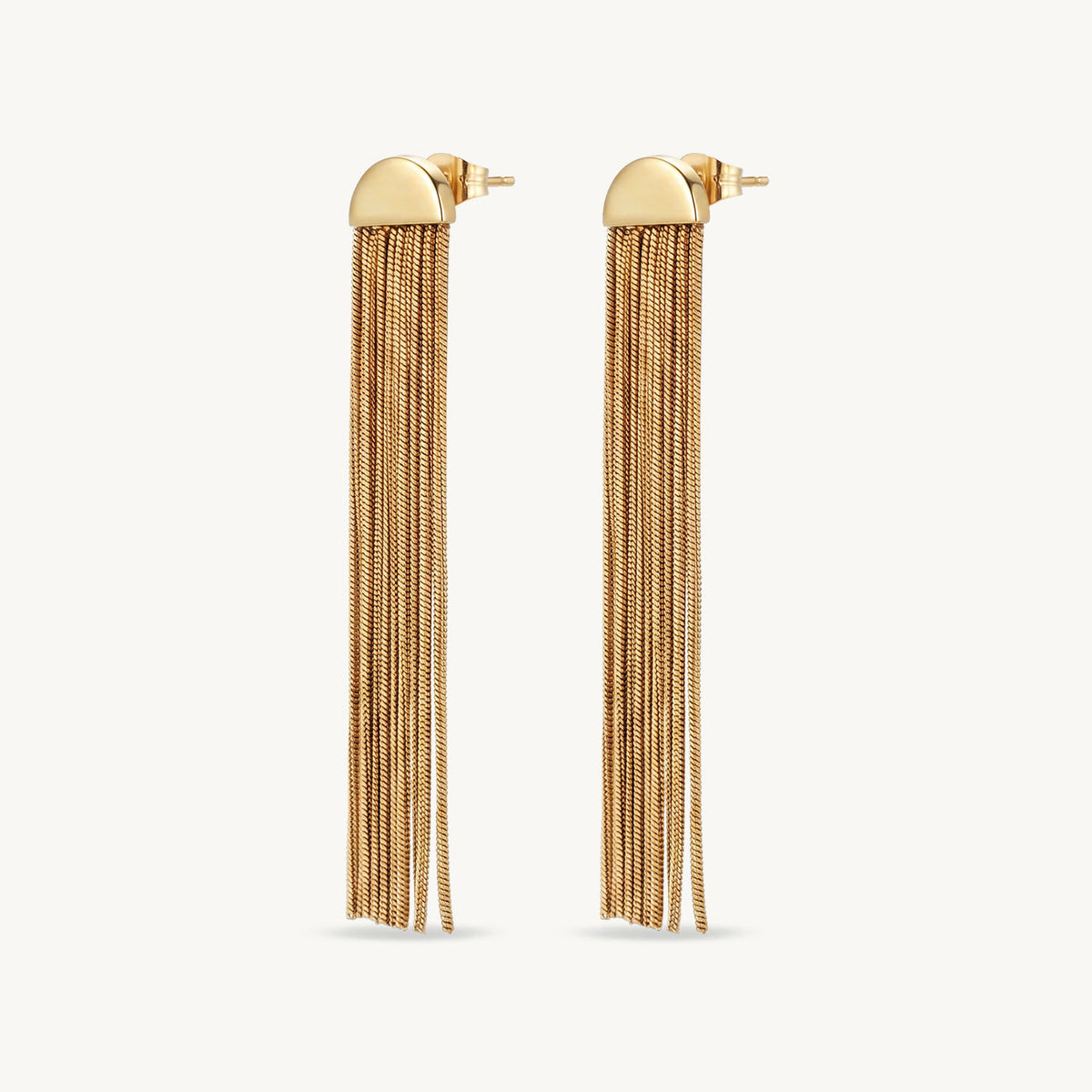 Tassel earrings gold