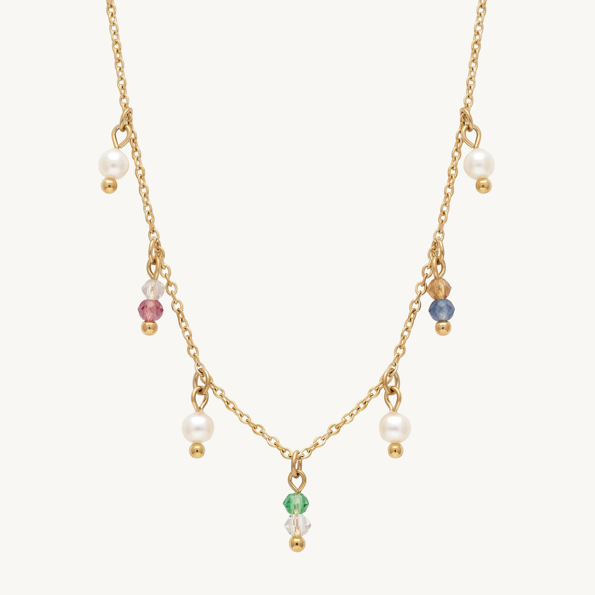 Celestial necklace gold