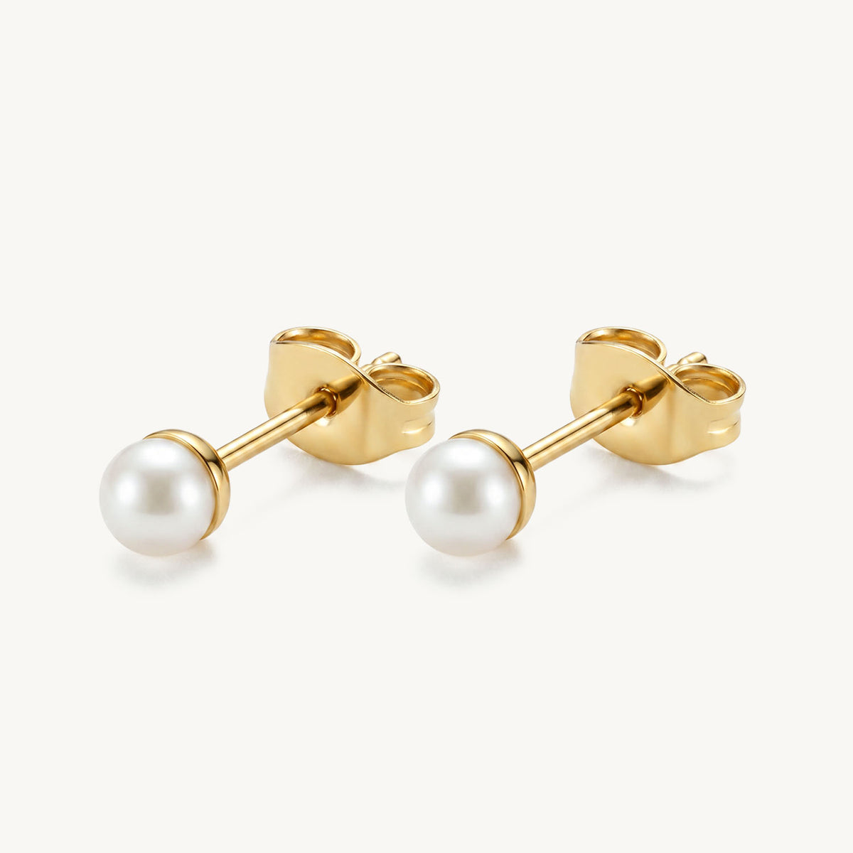 Pearl stud gold