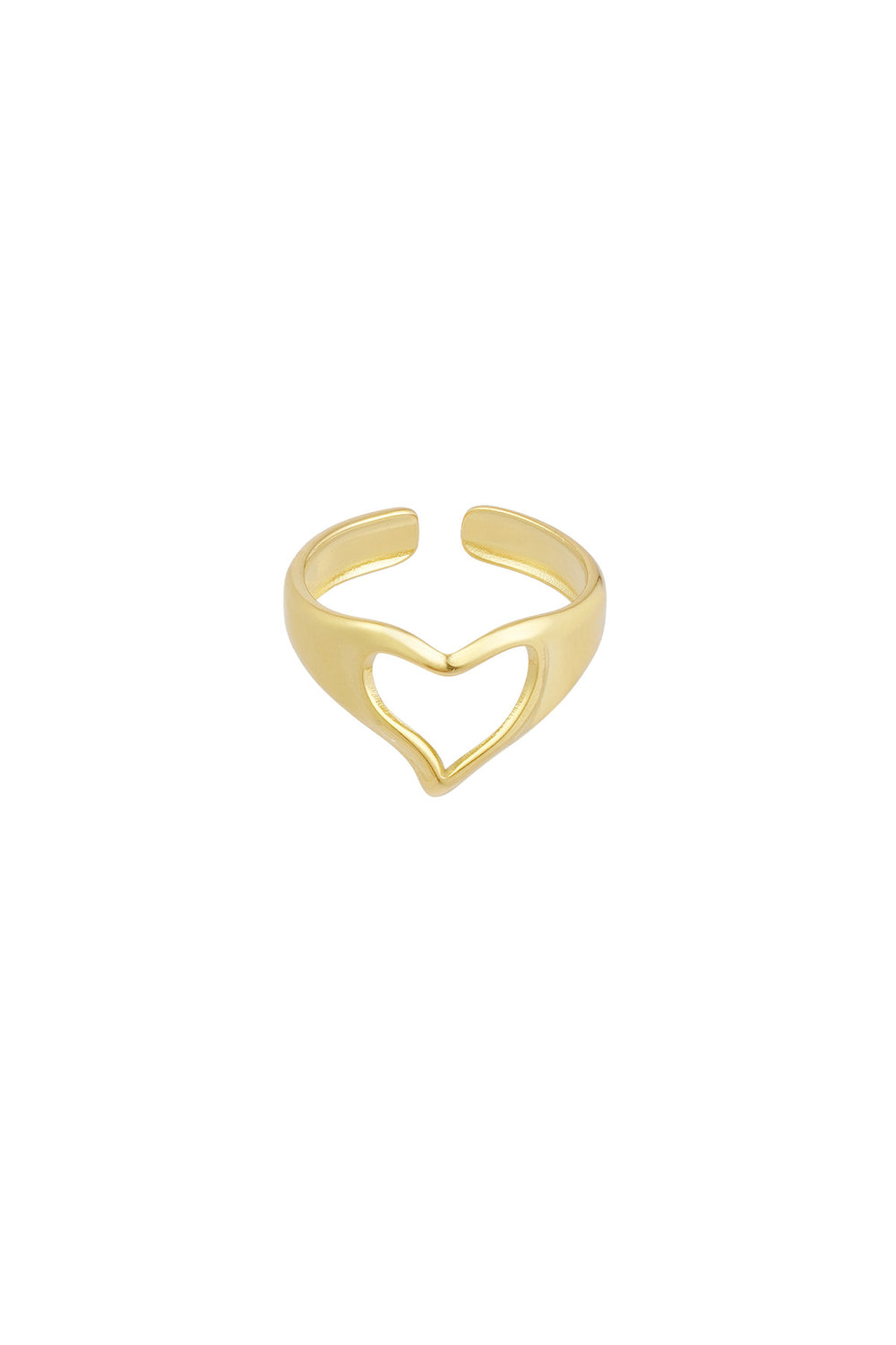 Ring love hands - Gold color