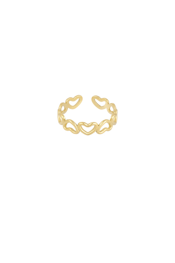 Love all over ring - Gold