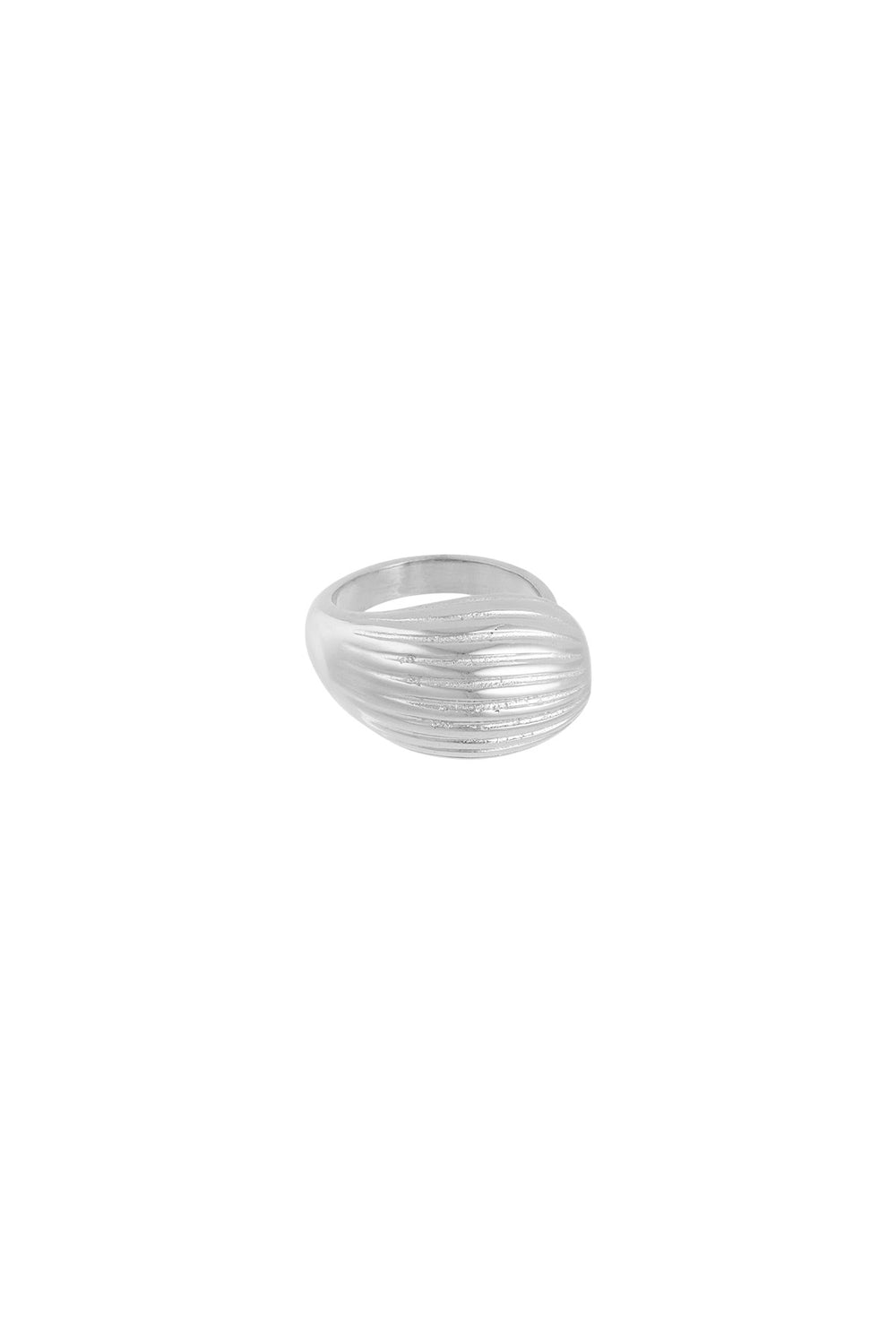 Dynamic texture ring - Silver