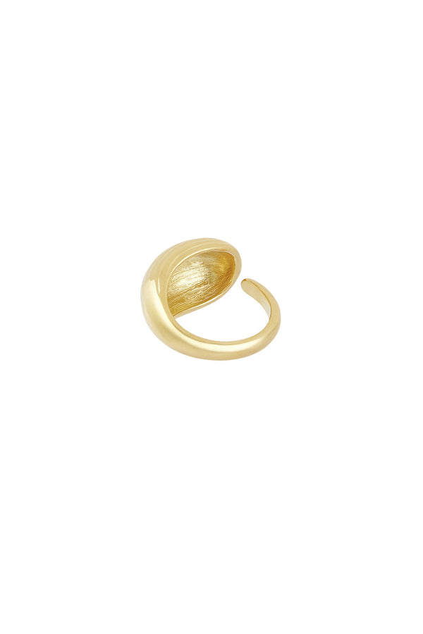 Dynamic texture ring - Gold