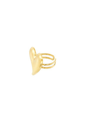 Curvy Love ring - Gold