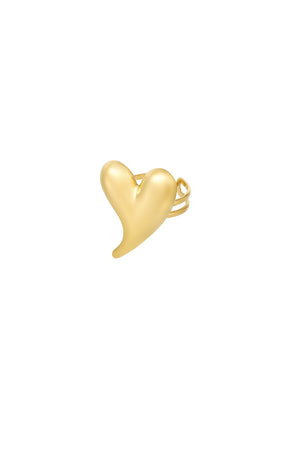 Curvy Love ring - Gold