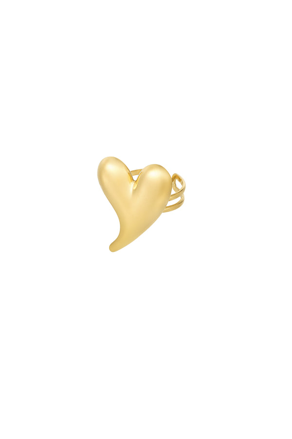 Curvy Love ring - Gold