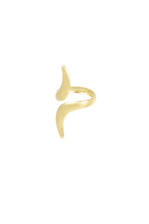 Elegant Swirl ring - Gold