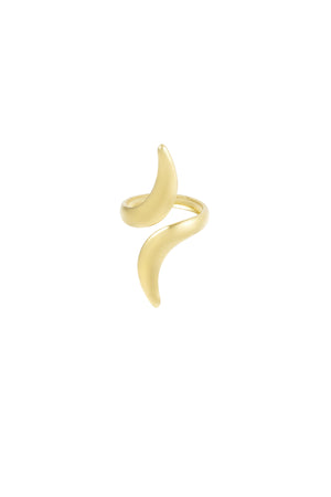 Elegant Swirl ring - Gold