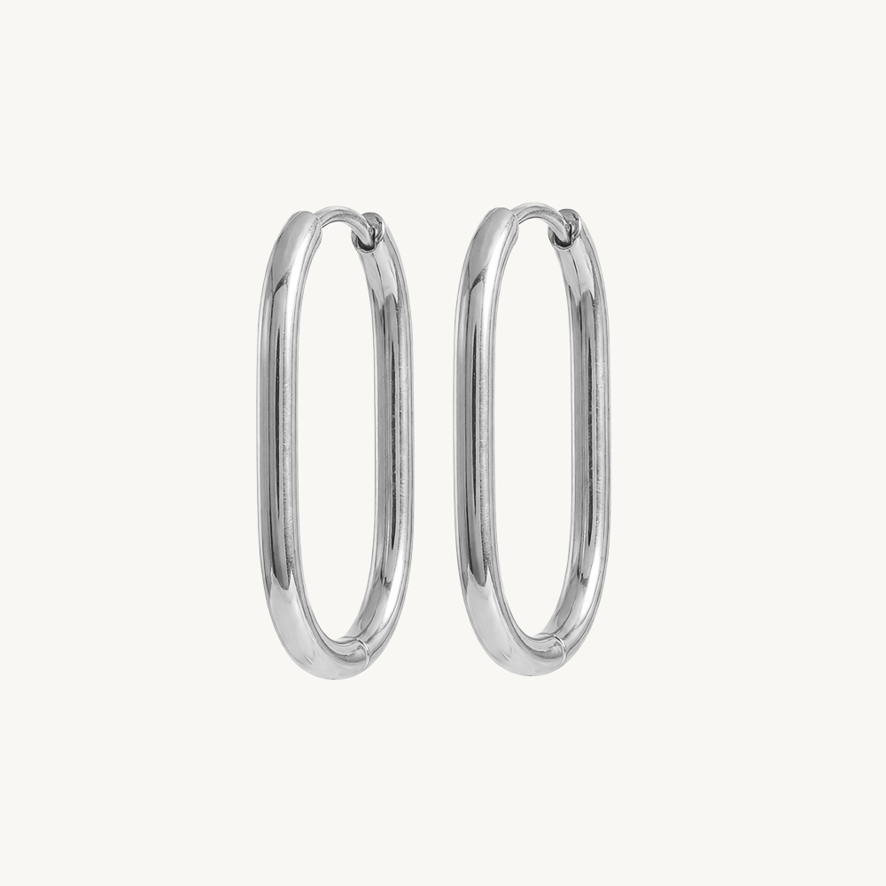 Oval hoops 26 mm