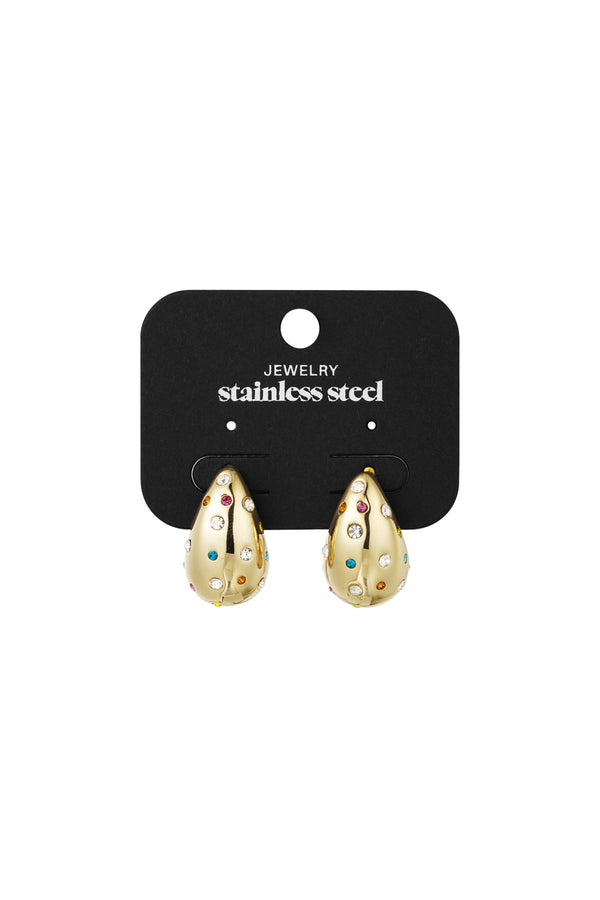 Drop earrings dazzling days - multi