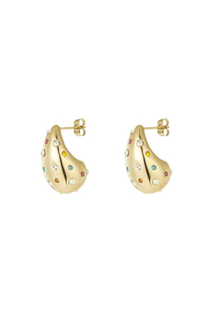 Drop earrings dazzling days - multi