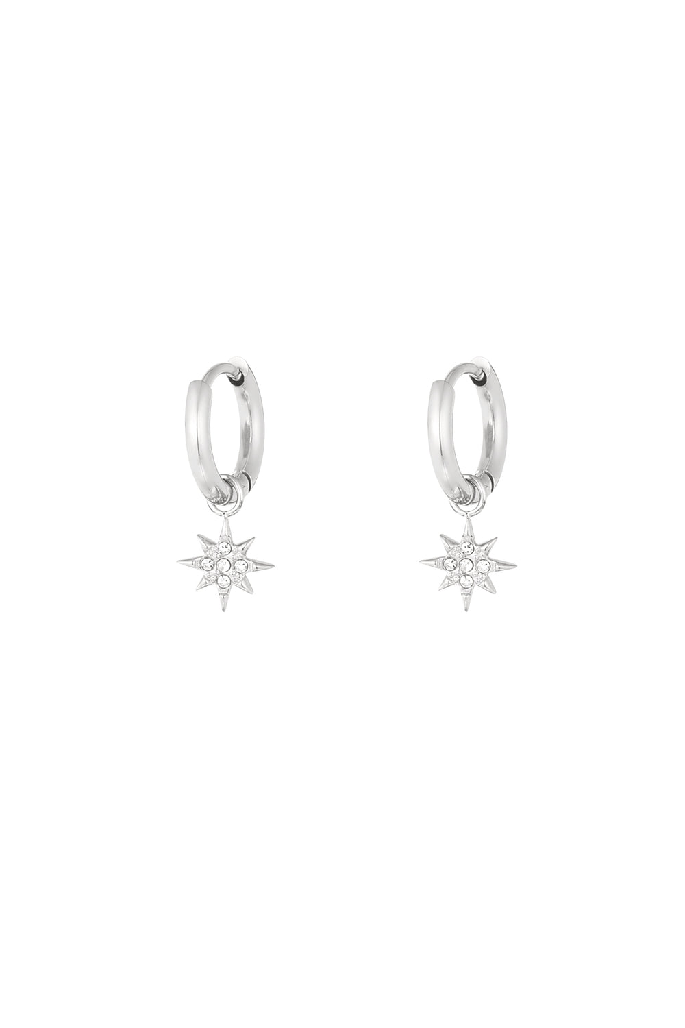 Earrings stardust - Silver Color color