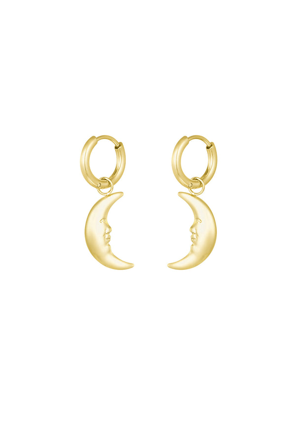 Moonlight earrings - Gold color