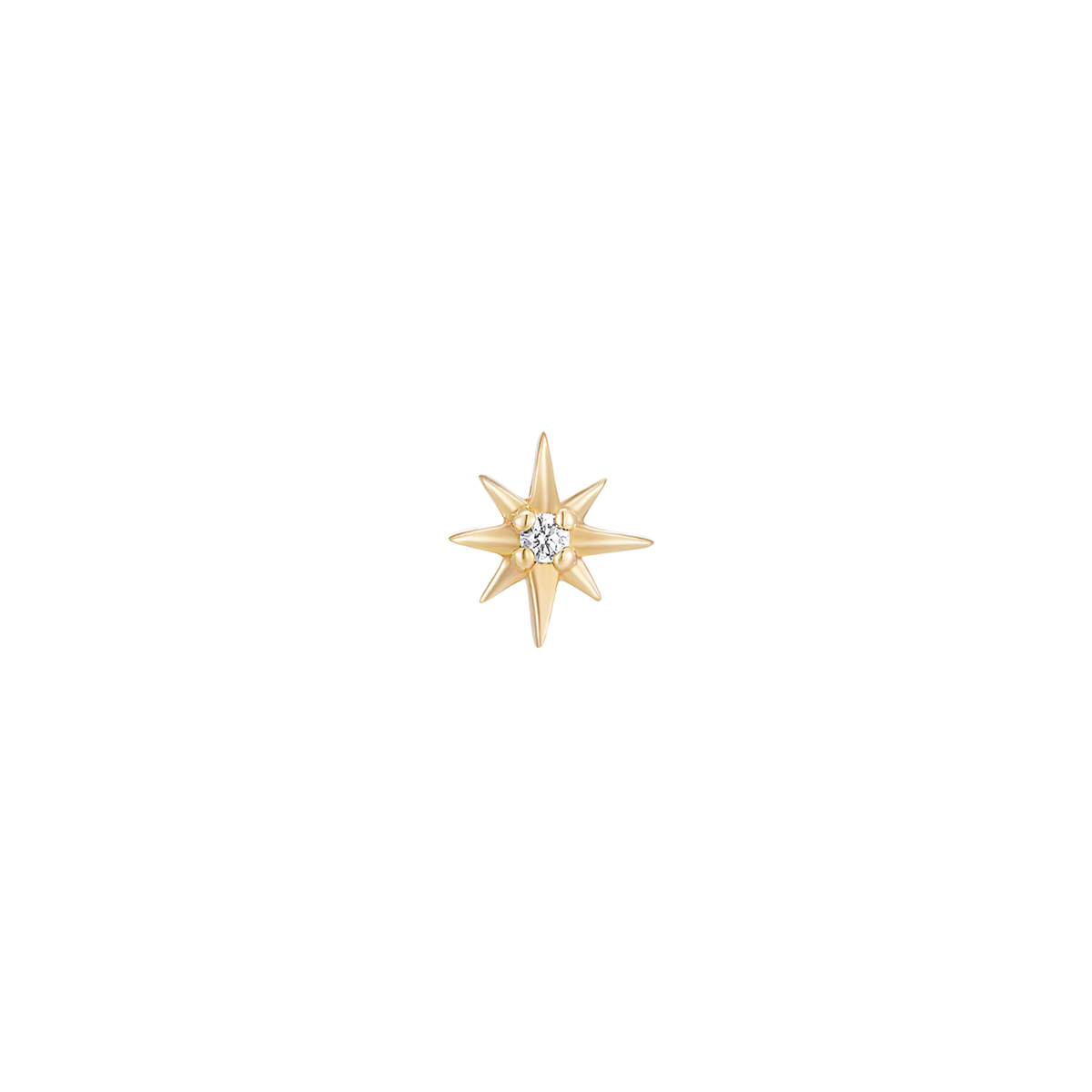 North Star - 14K Goud & Labgrown Diamant