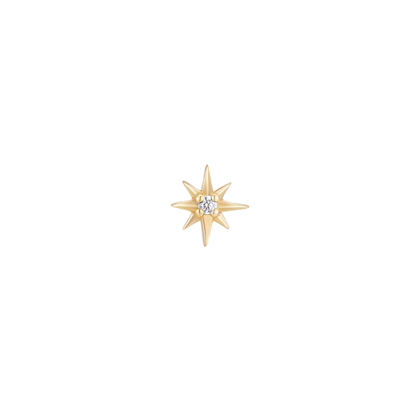 North Star - 14K Goud & Labgrown Diamant