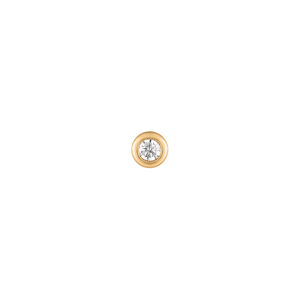 Mini Solitaire - 14K Goud & Labgrown Diamant