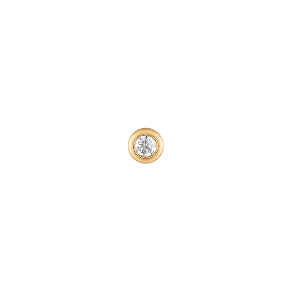 Mini Solitaire - 14K Goud & Labgrown Diamant