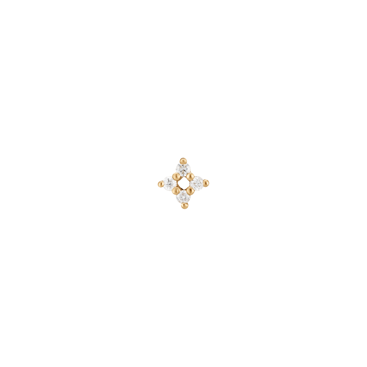 Delicate Cluster - 14K Goud & Labgrown Diamant