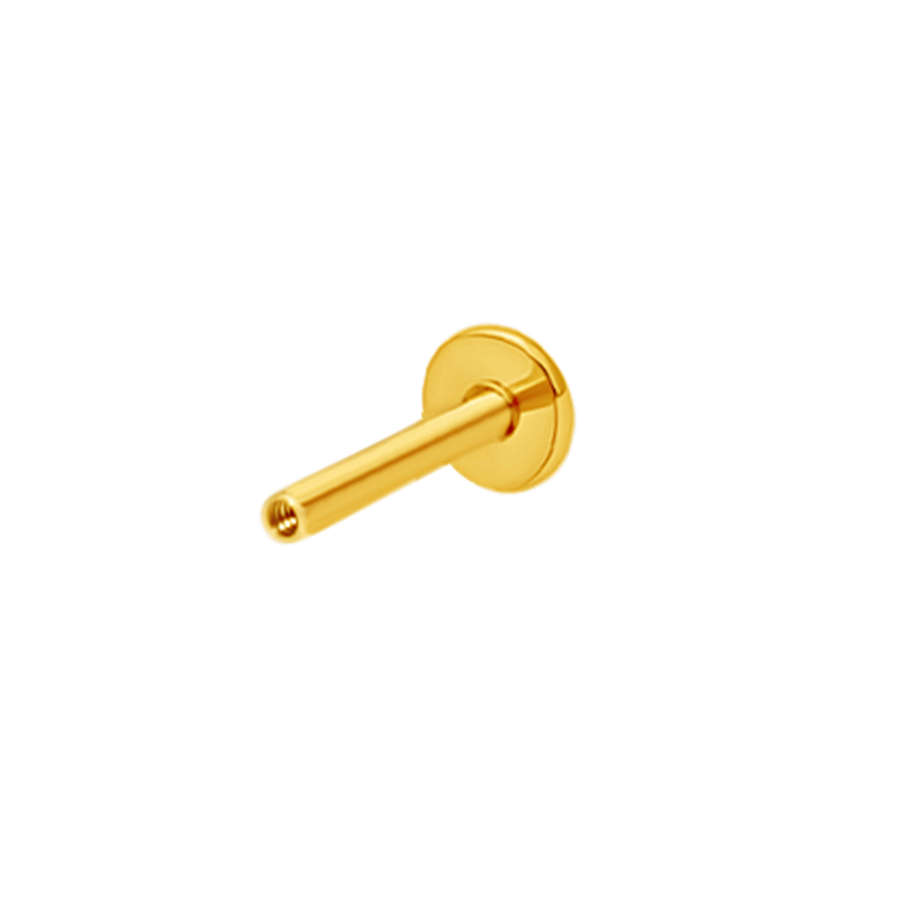 Flat back - 14K goud