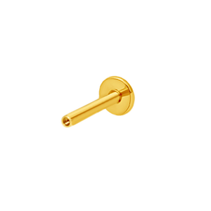 Flat back - 14K goud