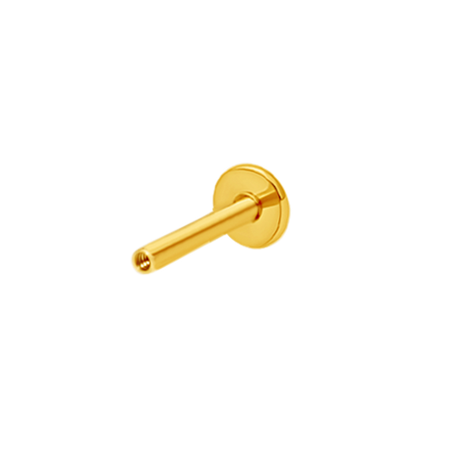 Flat back - 14K goud