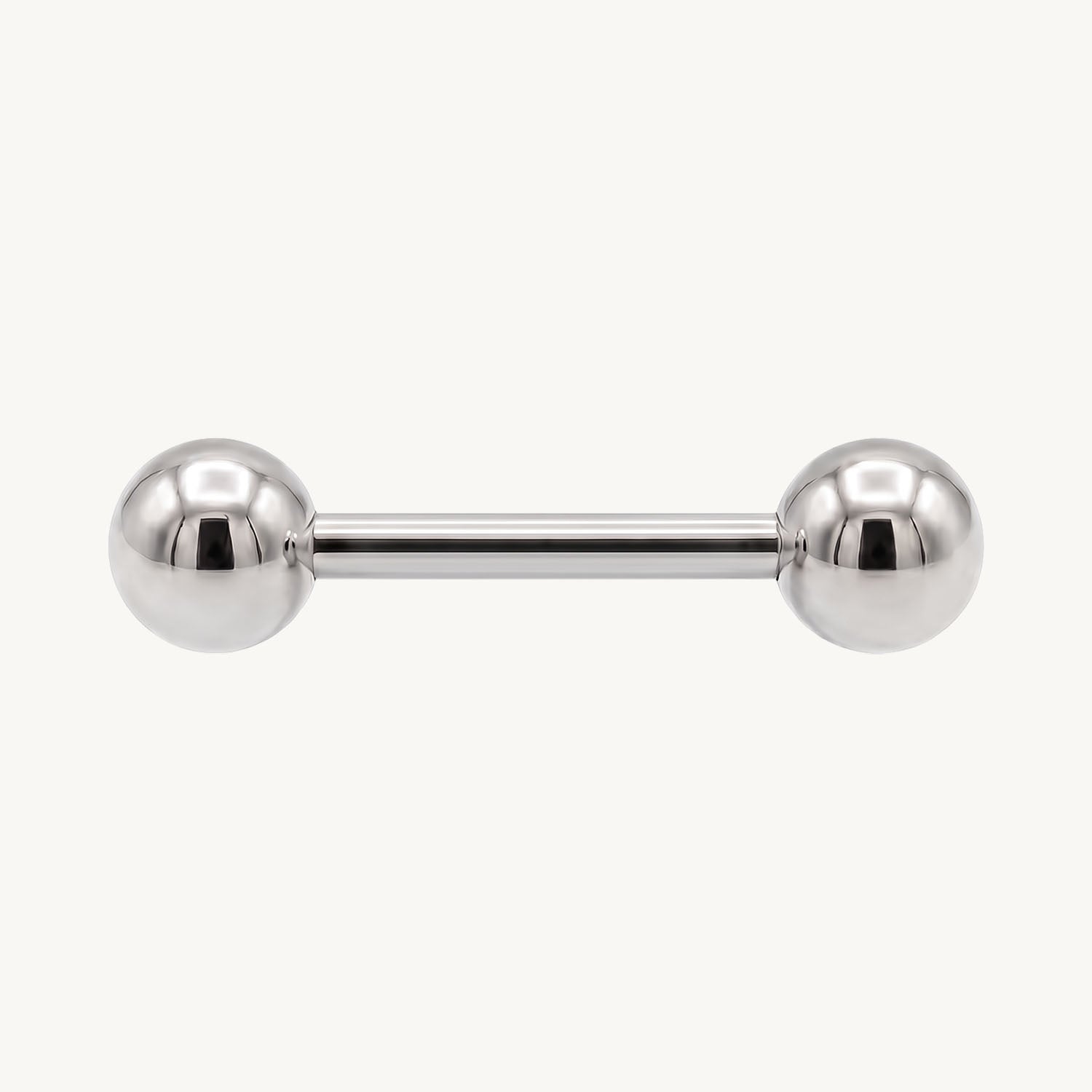 Sterile Barbell zilver 1.6
