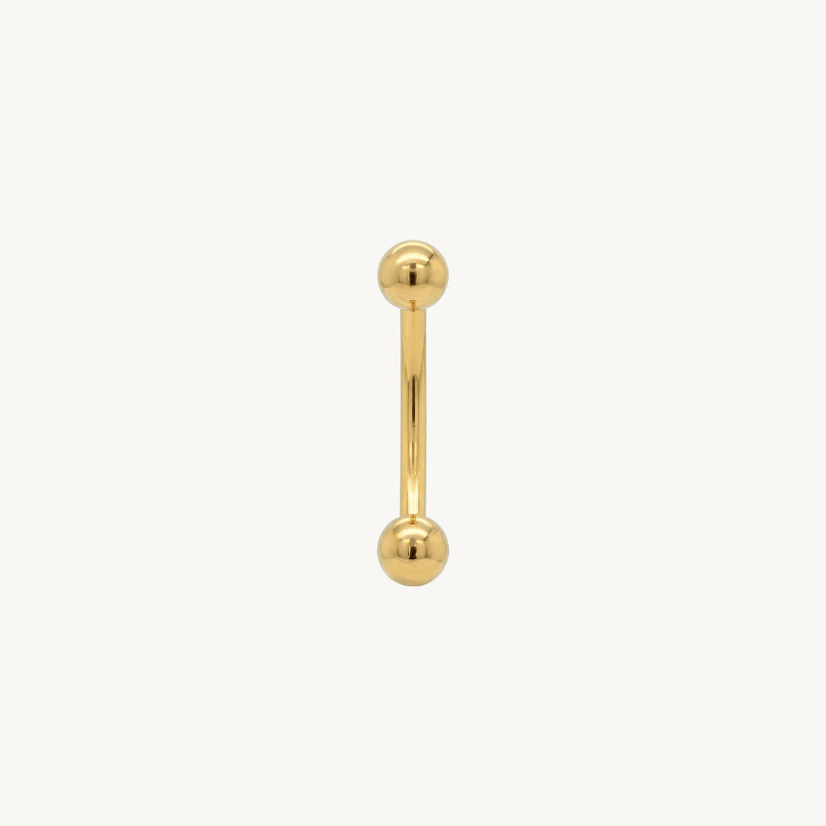 Curved Barbell goud 1.2