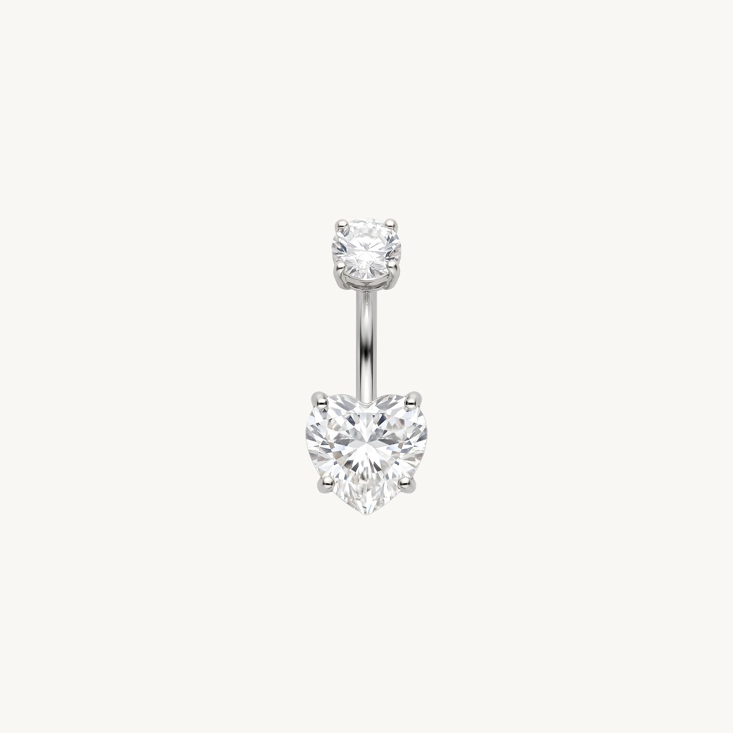 Double love navelpiercing