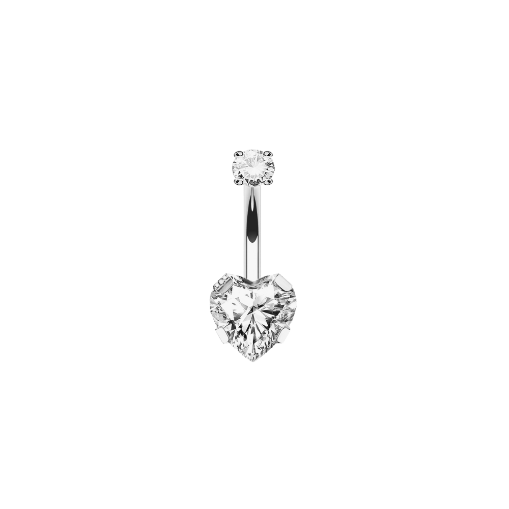 Double love navelpiercing