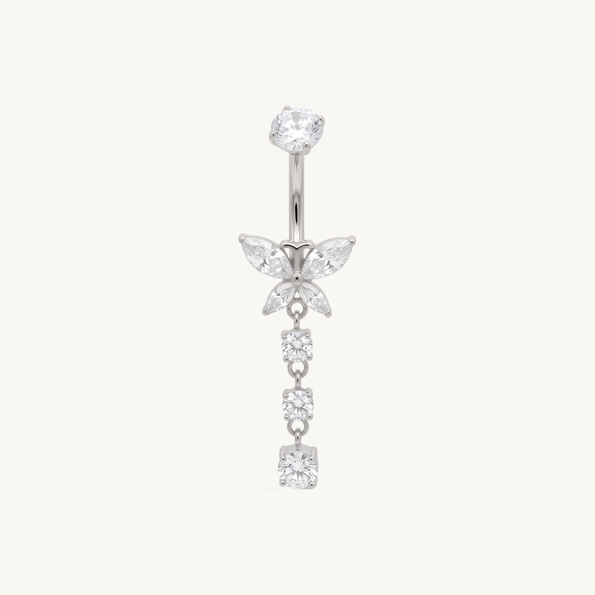 Butterfly navelpiercing