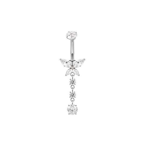 Butterfly navelpiercing