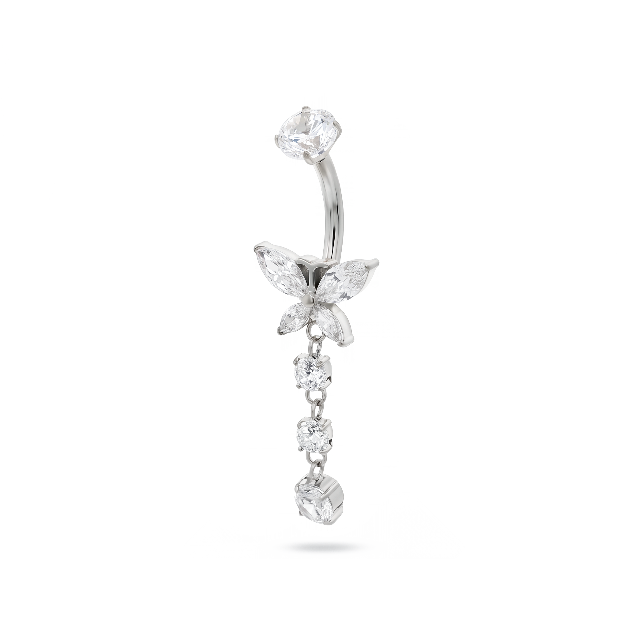 Butterfly navelpiercing