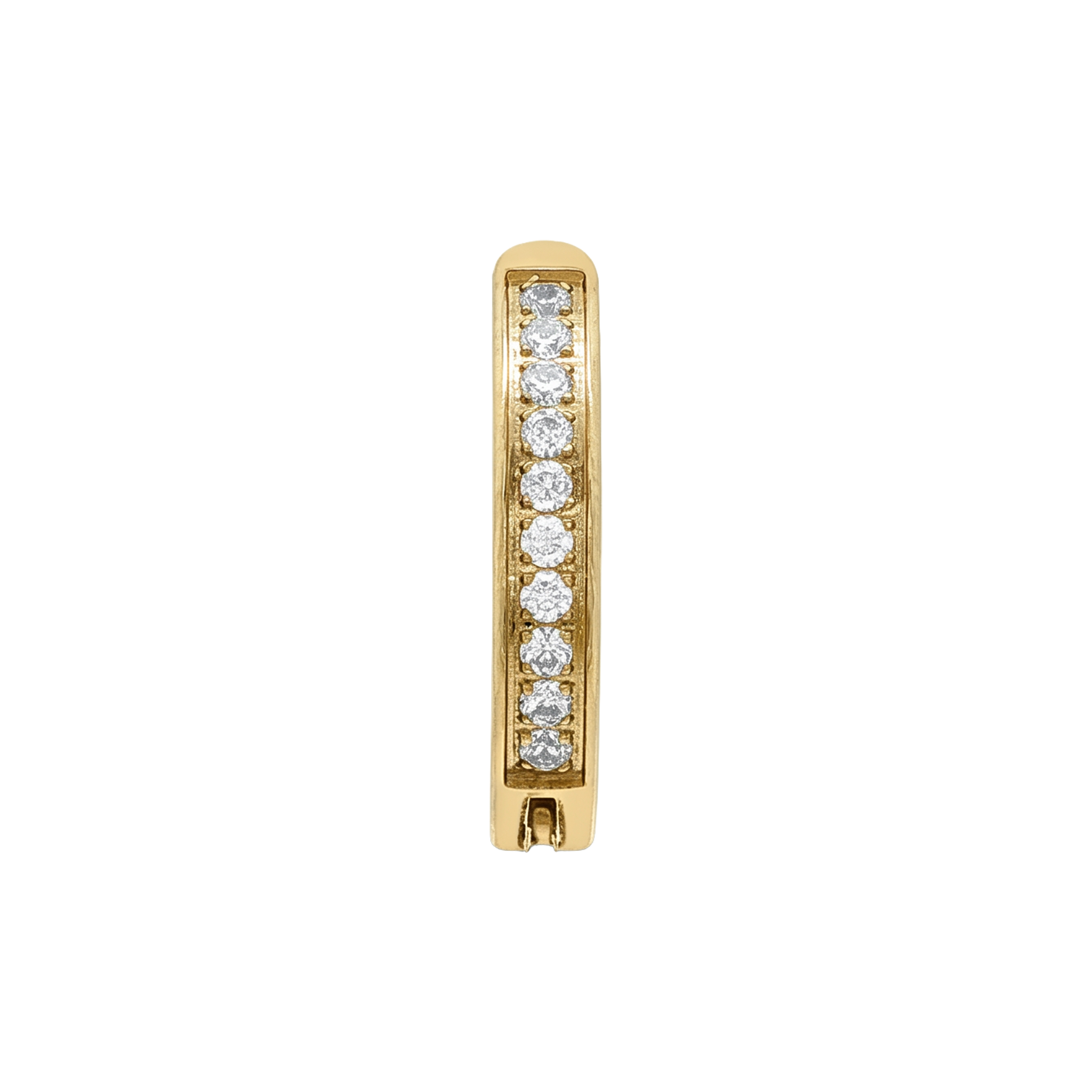 Elegance curve navelpiercing gold