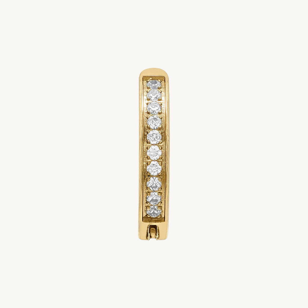 Elegance curve navelpiercing gold