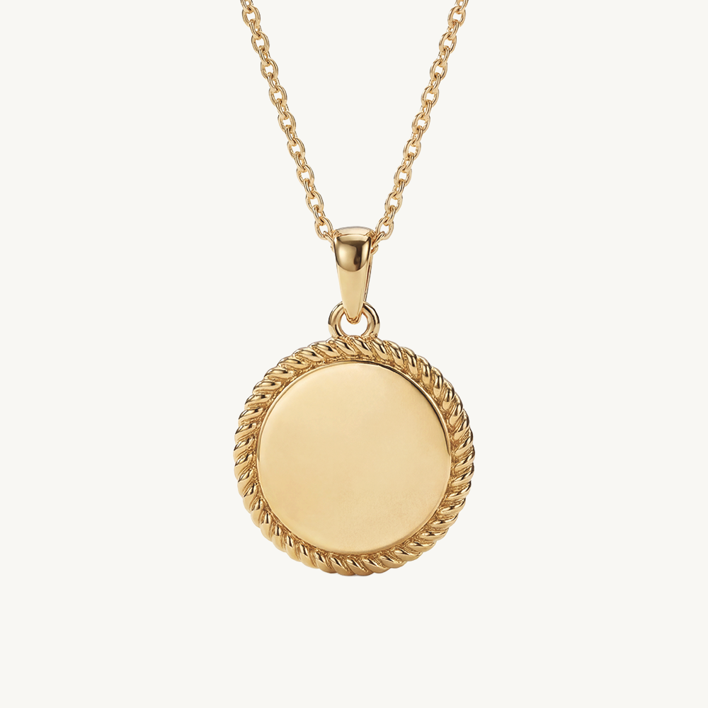 Luna Coin necklace – Goldplated