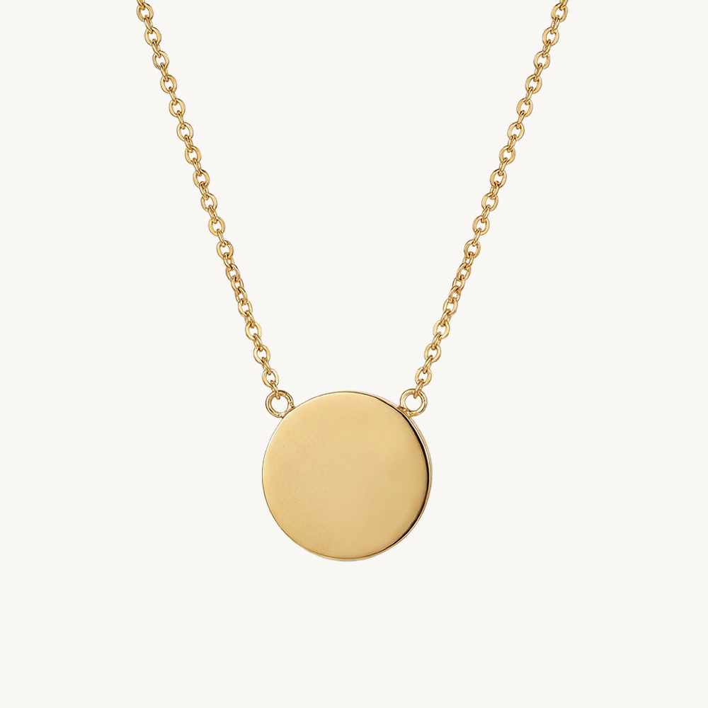 Pure Circle necklace – Goldplated