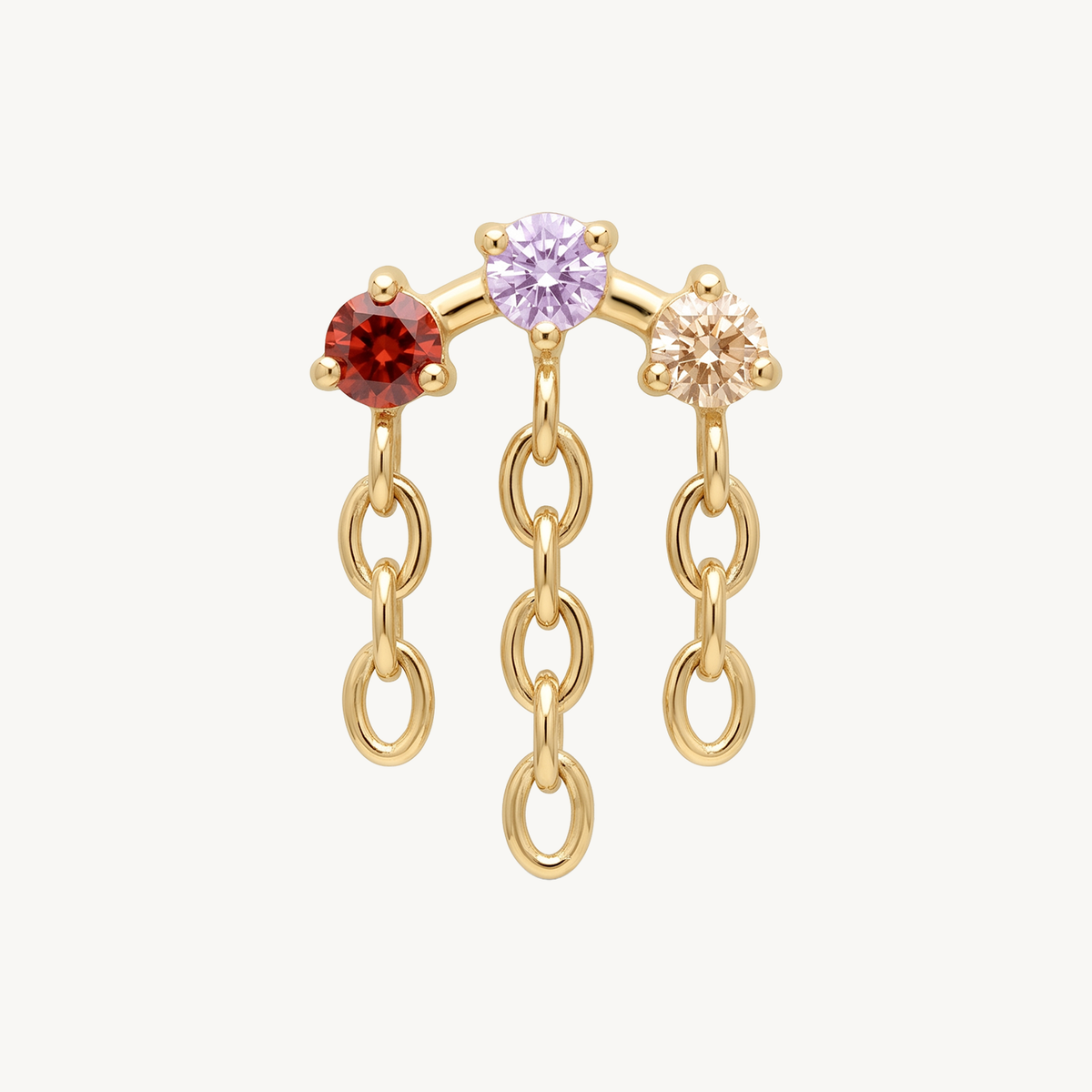 Lumi chains gold – FRONT