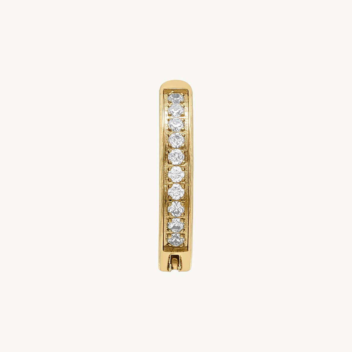 Elegance curve navelpiercing gold – SIDE