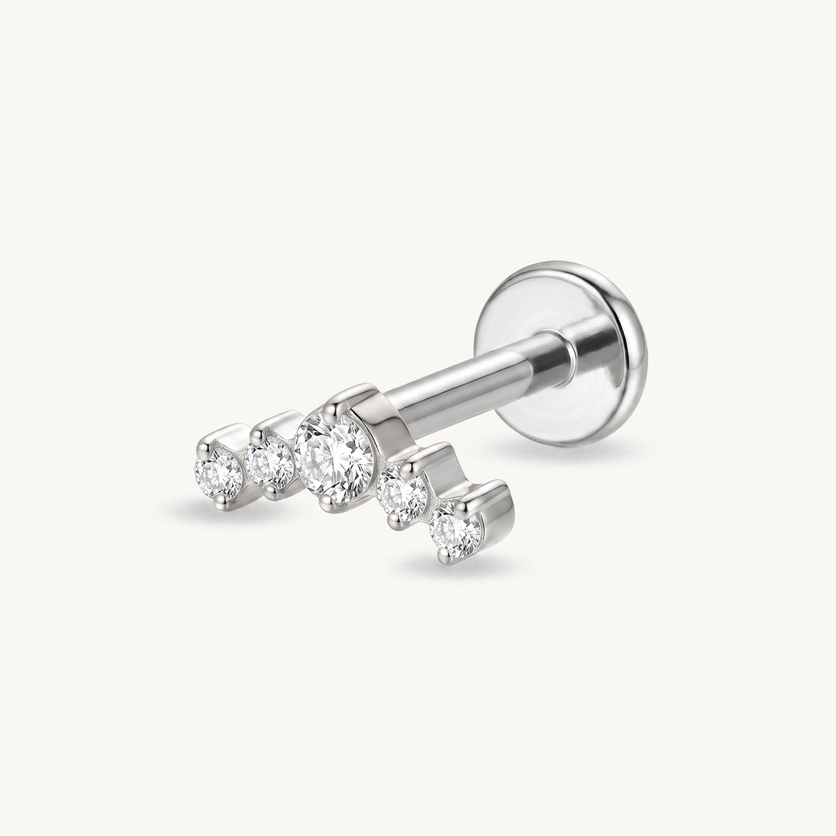 Lab grown diamond row – SIDE