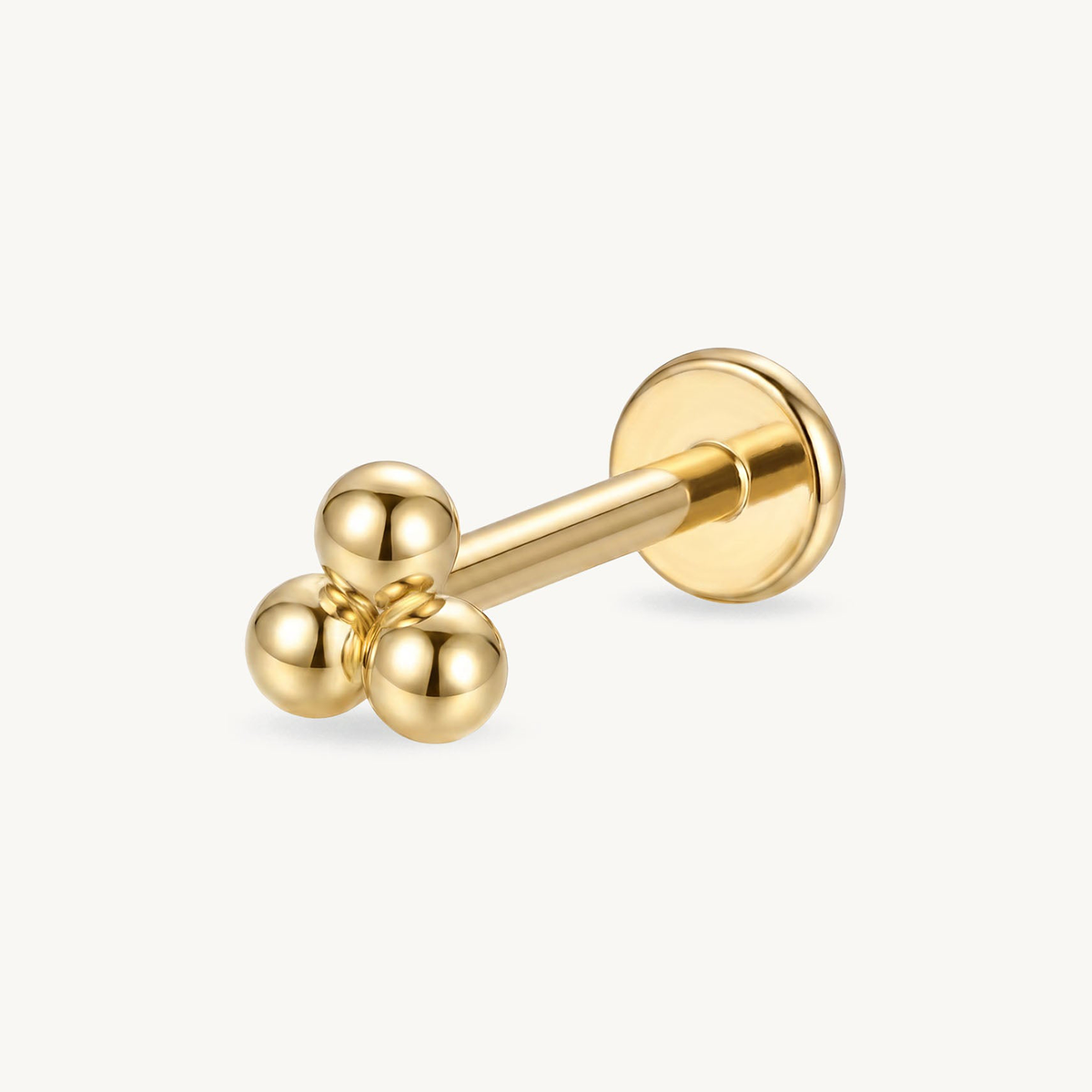 Trinity beads gold – SIDE
