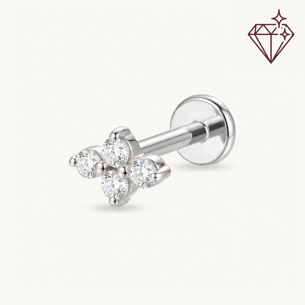 Lab grown bloom diamond – SIDE