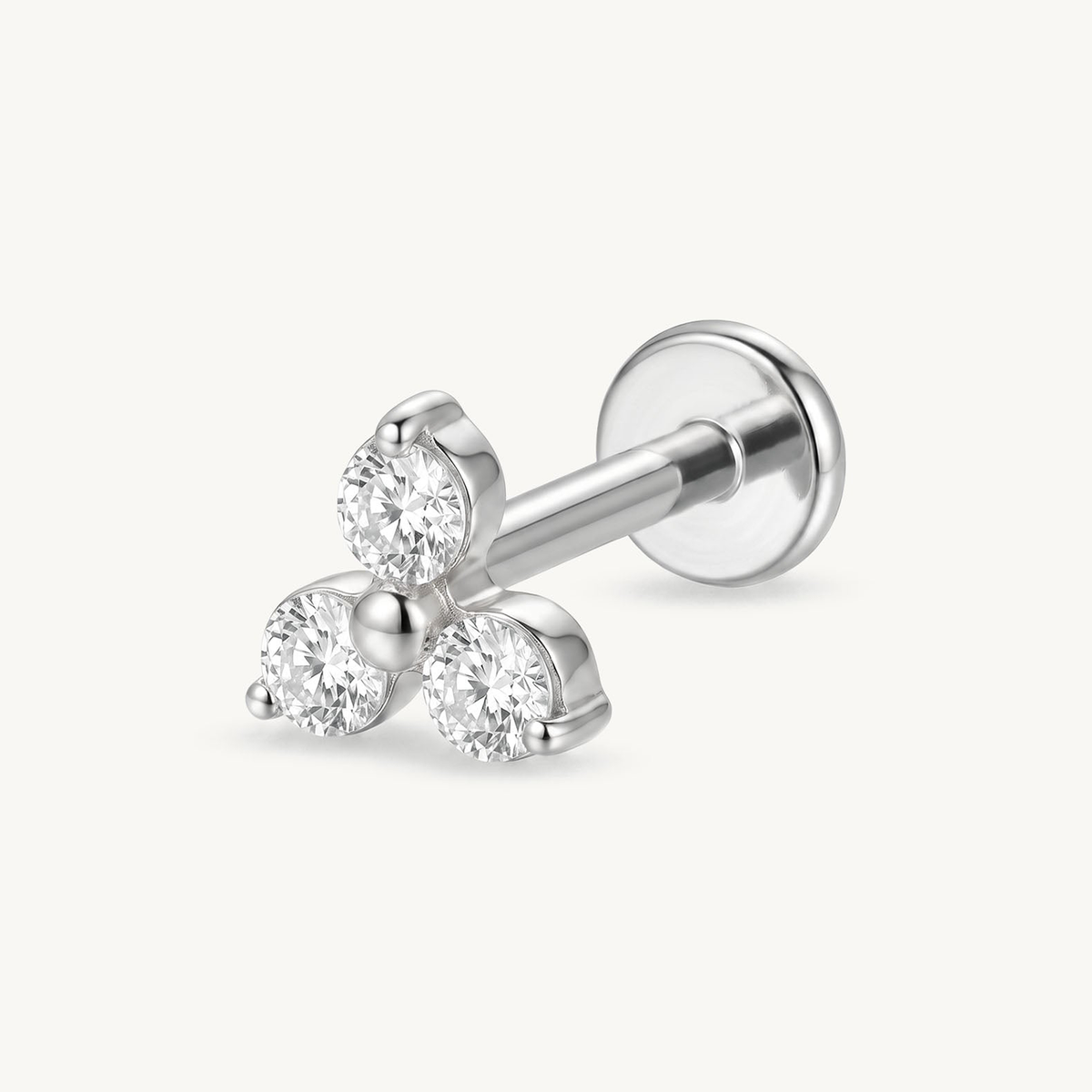 Lab grown trio diamond – SIDE