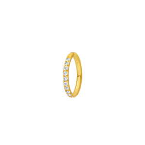 Dazzled ring goud