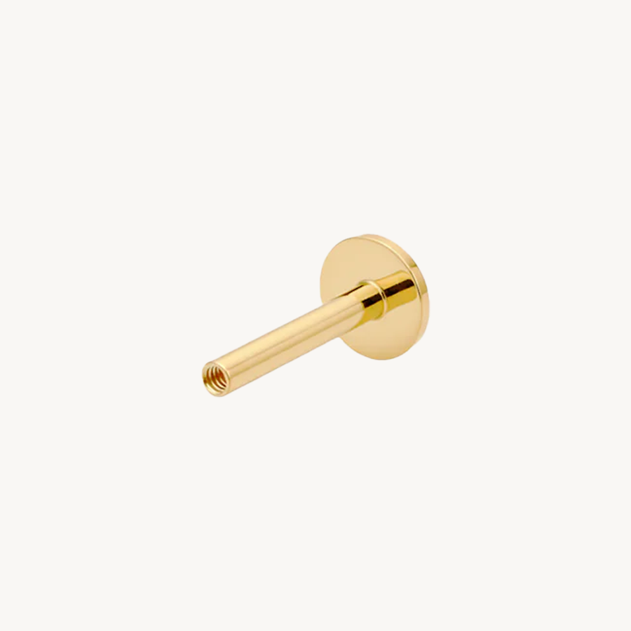 Flat back   14K goud