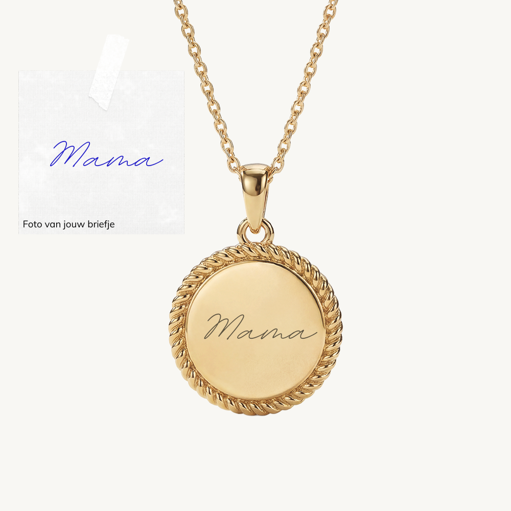 Luna Coin necklace – Goldplated