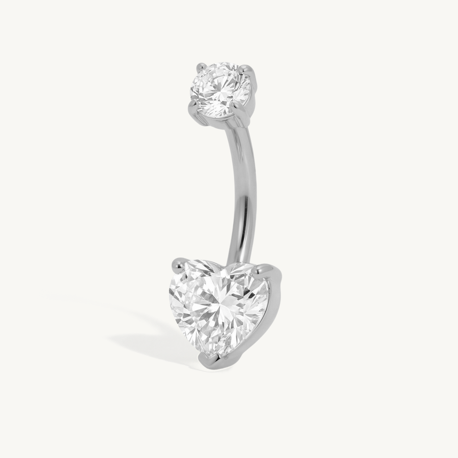 Double love navelpiercing