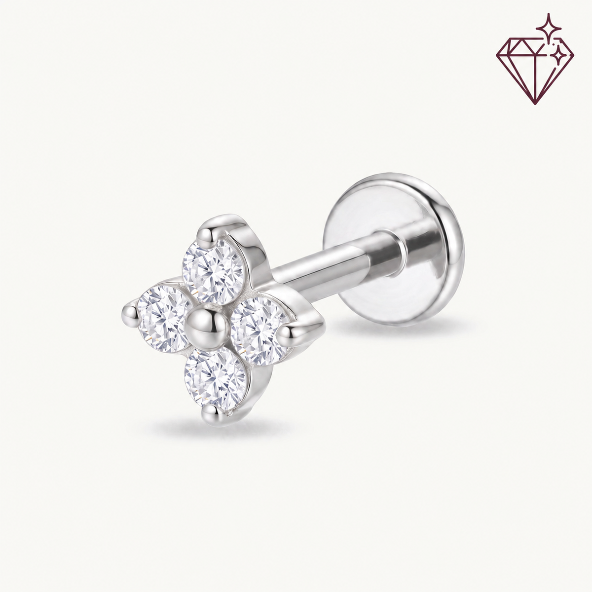 Lab grown petal sparkle – lab grown diamond
