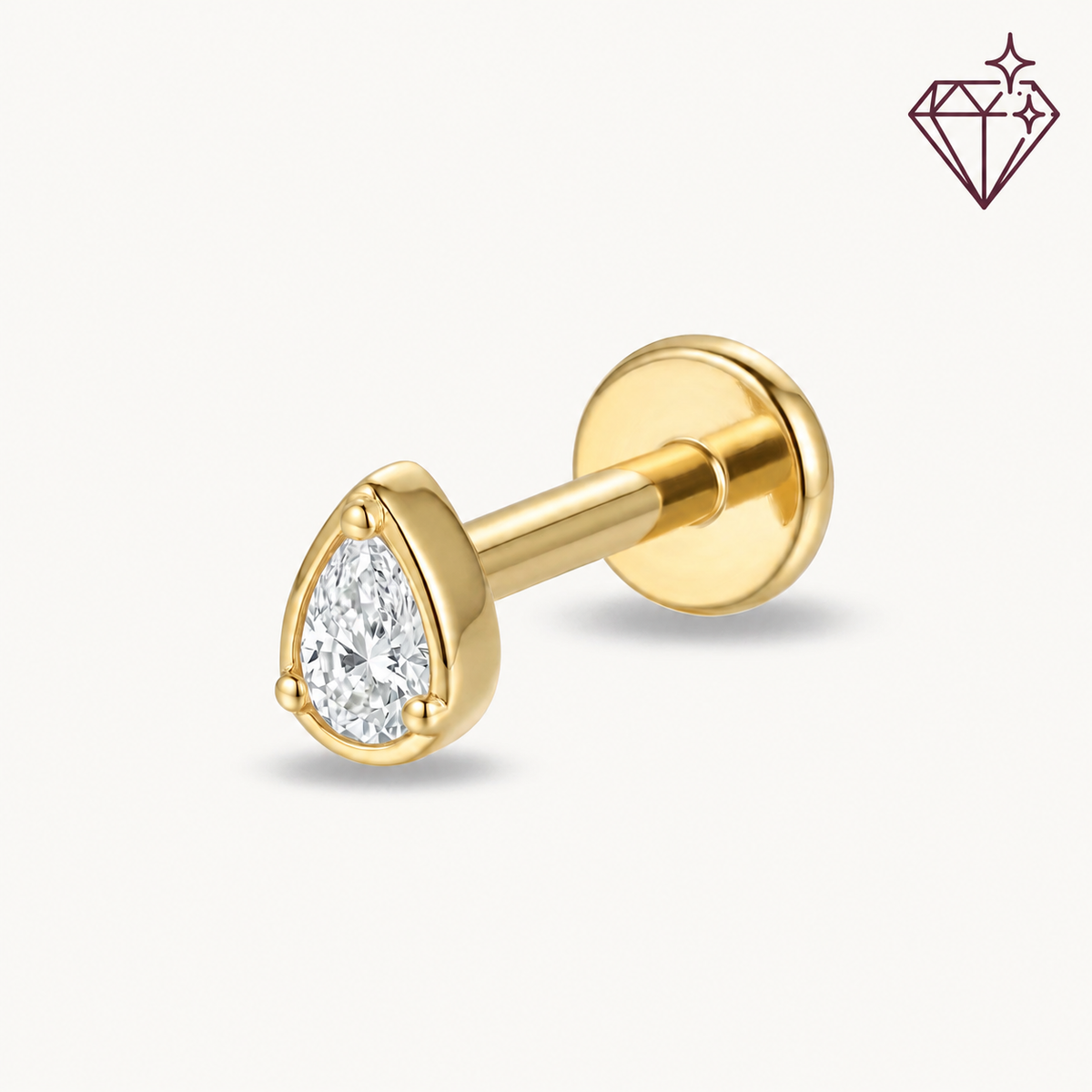 Lab grown teardrop diamond gold – lab grown diamond